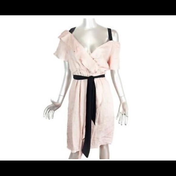 Zara dress contrasting belt sz med - Picture 3 of 4